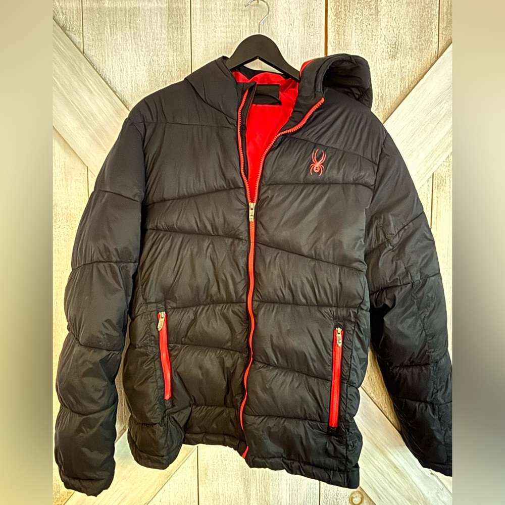 Spyder Red and Black Outerwear